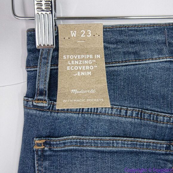 NEW Madewell Stovepipe Jeans in Dearham Wash, 23 - Picture 11 of 16